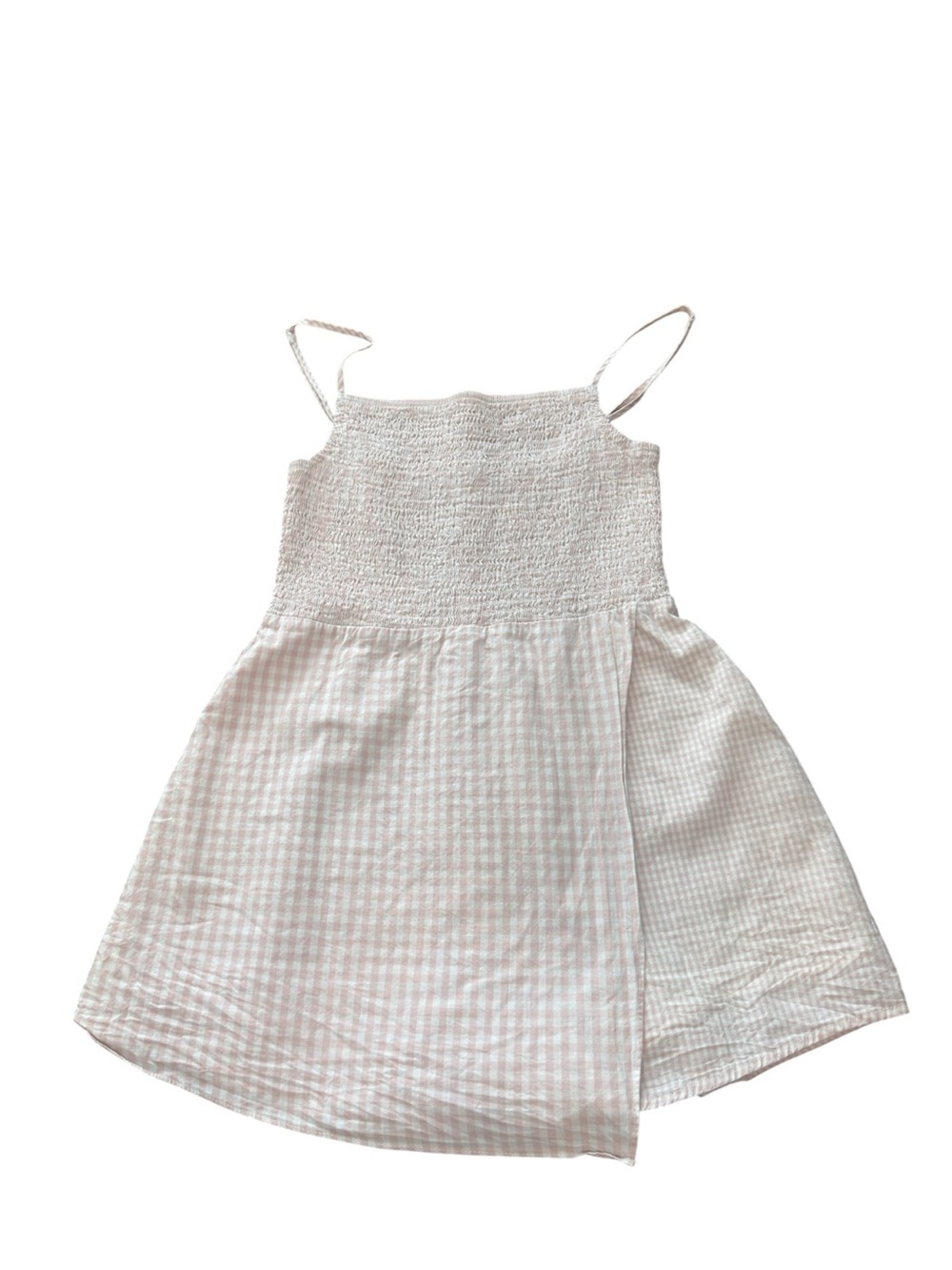 URBAN OUTFITTERS pink checkered skort romper - Picture 1 of 9